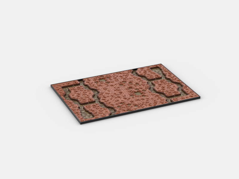 Brick_boss DARK ORANGE TRENCH Battlefield ABA
