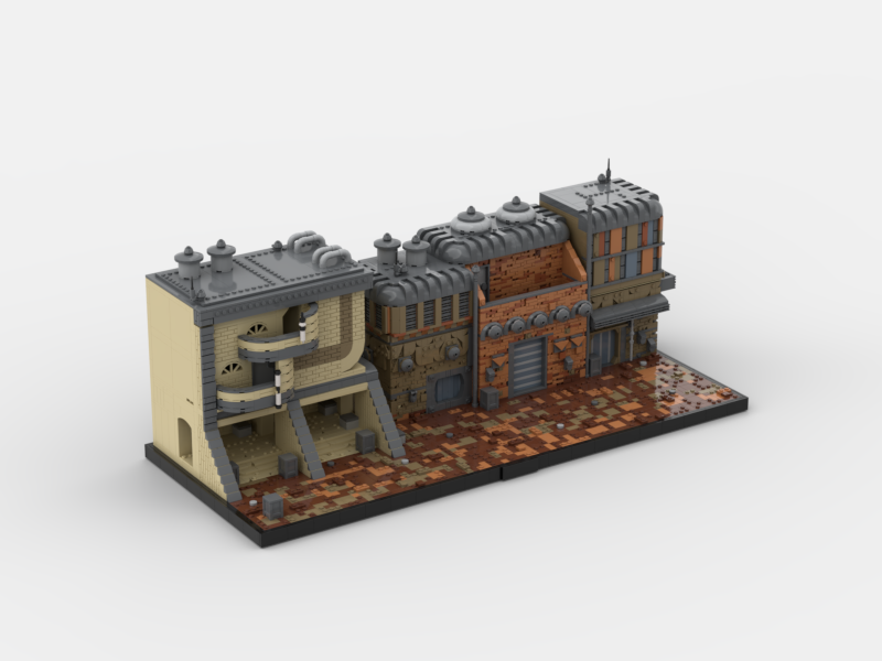Brick_boss FERRIX RIX ROAD Diorama