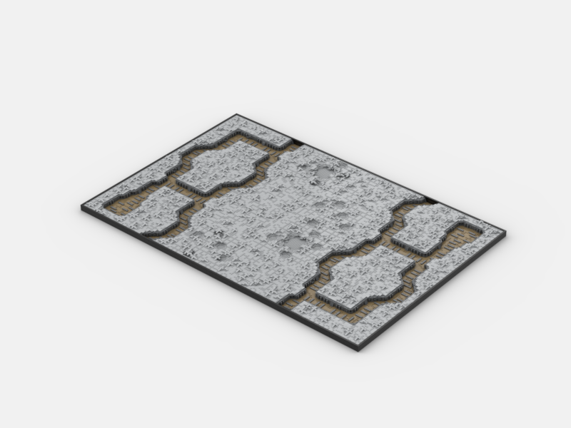 Brick_boss LIGHT GRAY TRENCH Battlefield CBC