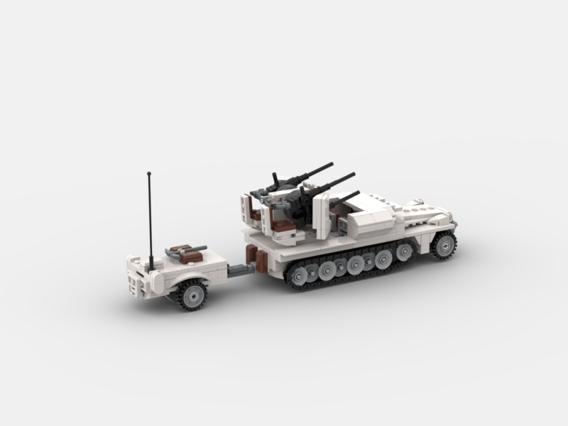 Brick_boss German SDKFZ-251 ANTI-AIRCRAFT 3