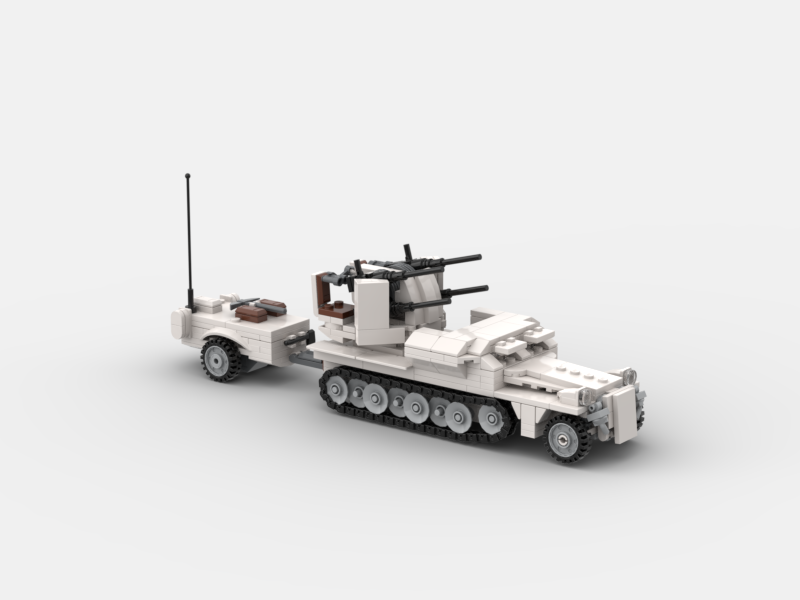 Brick_boss German SDKFZ-251 ANTI-AIRCRAFT 3