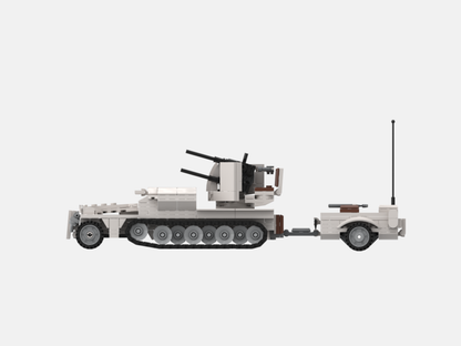 Brick_boss German SDKFZ-251 ANTI-AIRCRAFT 3