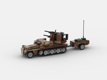 Brick_boss German SDKFZ-251 ANTI-AIRCRAFT 4