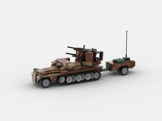Brick_boss German SDKFZ-251 ANTI-AIRCRAFT 4