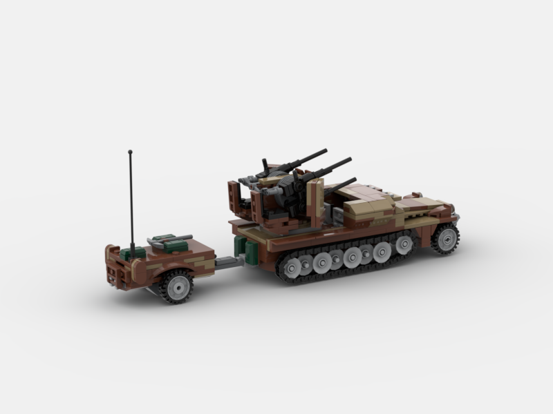 Brick_boss German SDKFZ-251 ANTI-AIRCRAFT 4