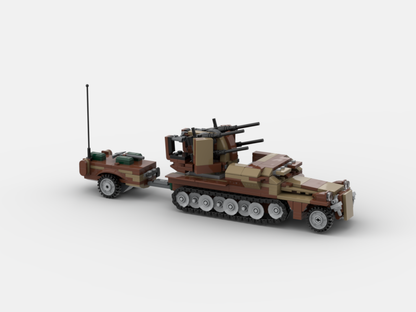 Brick_boss German SDKFZ-251 ANTI-AIRCRAFT 4