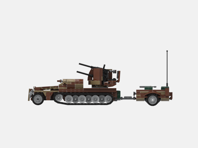 Brick_boss German SDKFZ-251 ANTI-AIRCRAFT 4