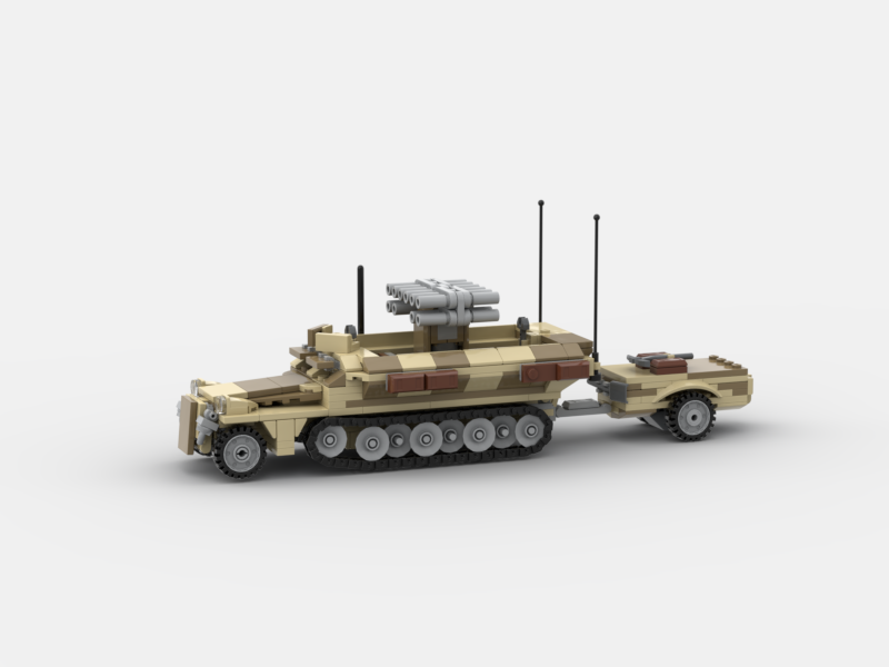 Brick_boss German SDKFZ-251 ARTILLERY 10