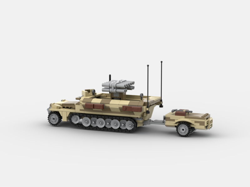 Brick_boss German SDKFZ-251 ARTILLERY 10