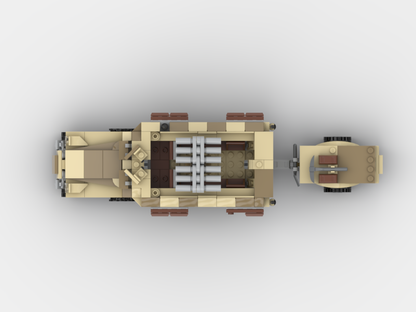Brick_boss German SDKFZ-251 ARTILLERY 10