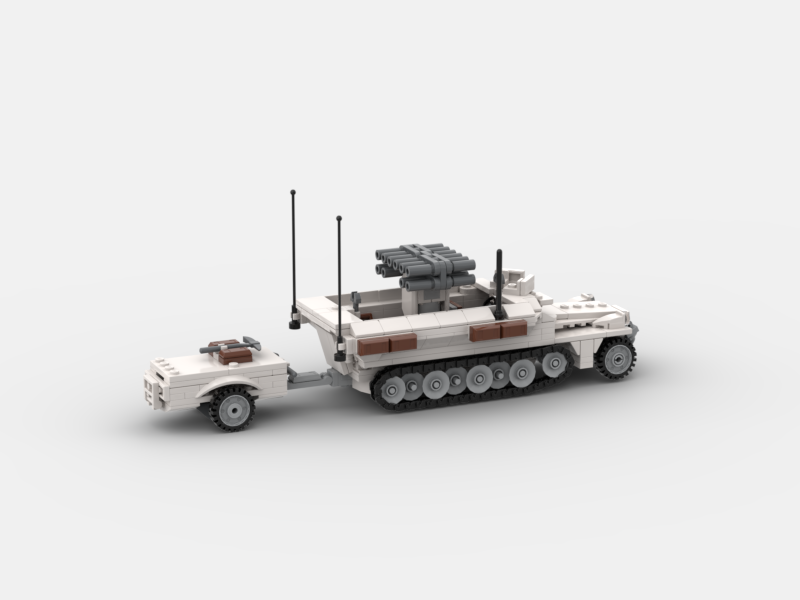Brick_boss German SDKFZ-251 ARTILLERY 11