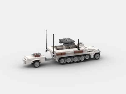 Brick_boss German SDKFZ-251 ARTILLERY 11