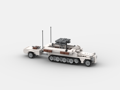Brick_boss German SDKFZ-251 ARTILLERY 11
