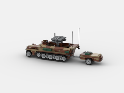 Brick_boss German SDKFZ-251 ARTILLERY 12