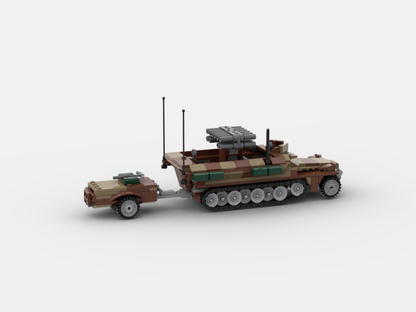 Brick_boss German SDKFZ-251 ARTILLERY 12