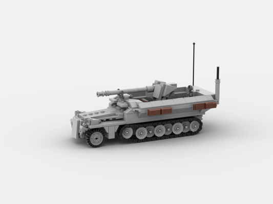 Brick_boss German SDKFZ-251 ARTILLERY 5