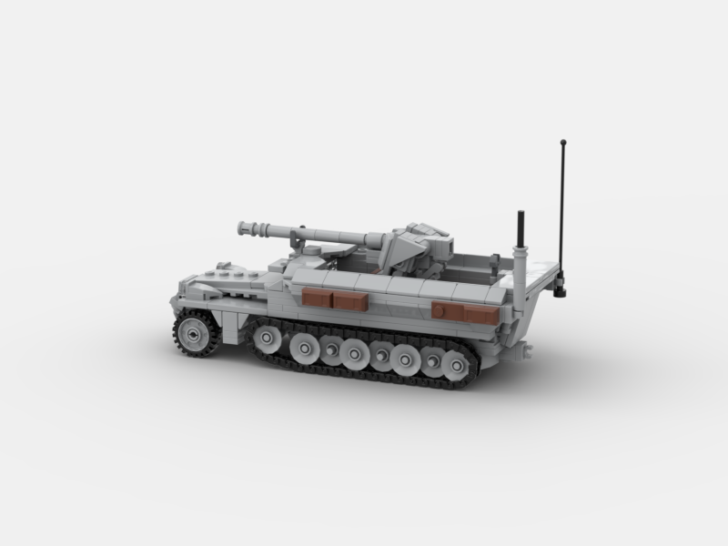 Brick_boss German SDKFZ-251 ARTILLERY 5