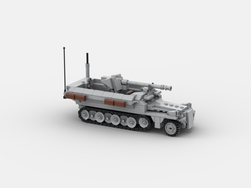 Brick_boss German SDKFZ-251 ARTILLERY 5