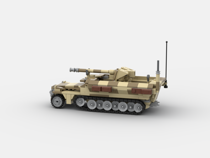 Brick_boss German SDKFZ-251 ARTILLERY 6
