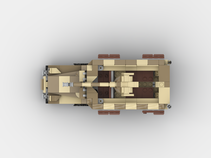 Brick_boss German SDKFZ-251 ARTILLERY 6