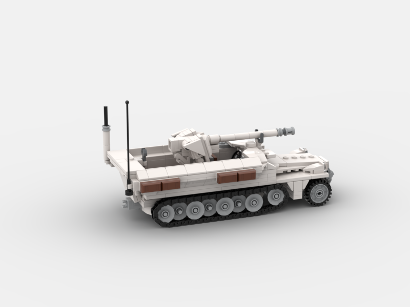 Brick_boss German SDKFZ-251 ARTILLERY 7