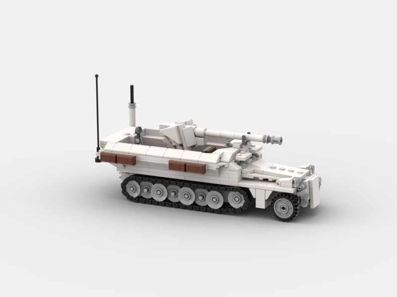 Brick_boss German SDKFZ-251 ARTILLERY 7