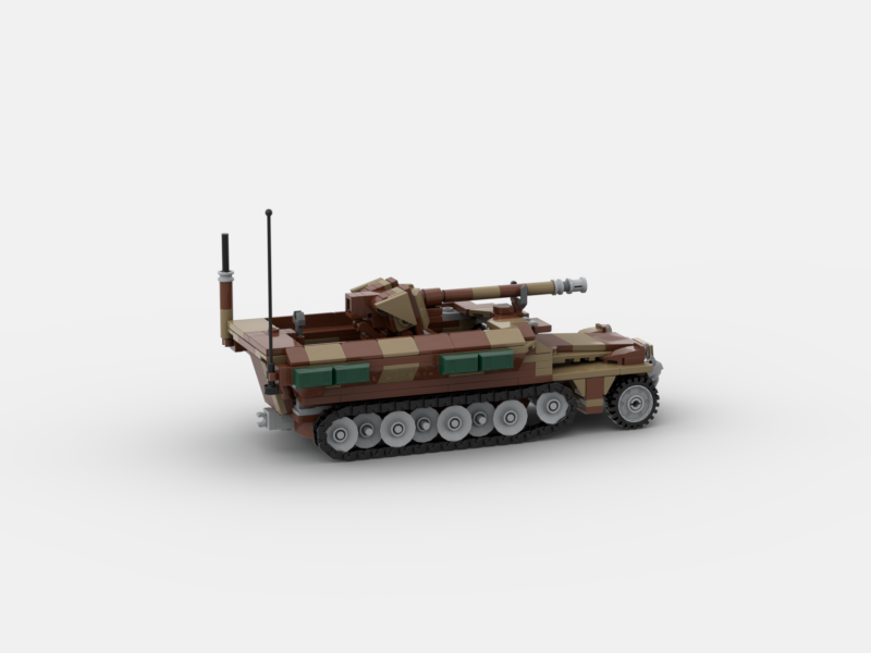 Brick_boss German SDKFZ-251 ARTILLERY 8