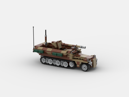 Brick_boss German SDKFZ-251 ARTILLERY 8