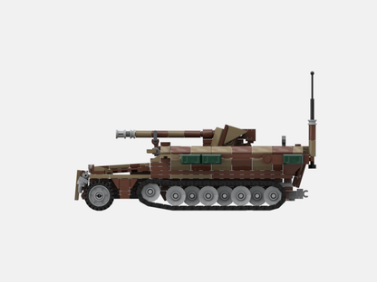 Brick_boss German SDKFZ-251 ARTILLERY 8