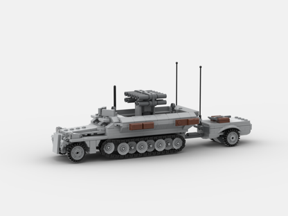 Brick_boss German SDKFZ-251 ARTILLERY 9