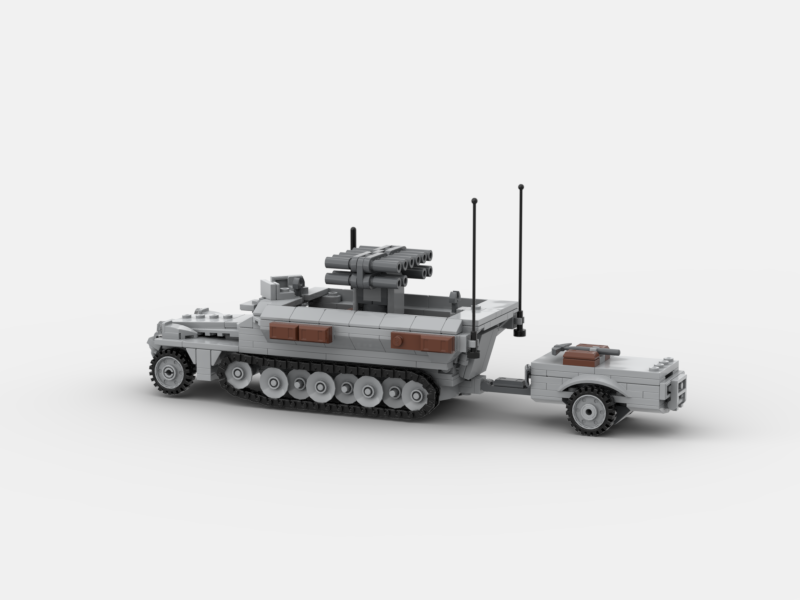 Brick_boss German SDKFZ-251 ARTILLERY 9