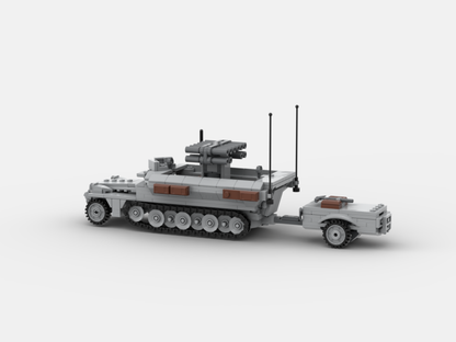 Brick_boss German SDKFZ-251 ARTILLERY 9