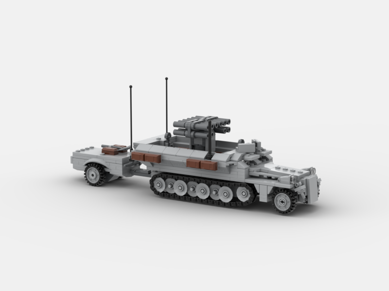 Brick_boss German SDKFZ-251 ARTILLERY 9