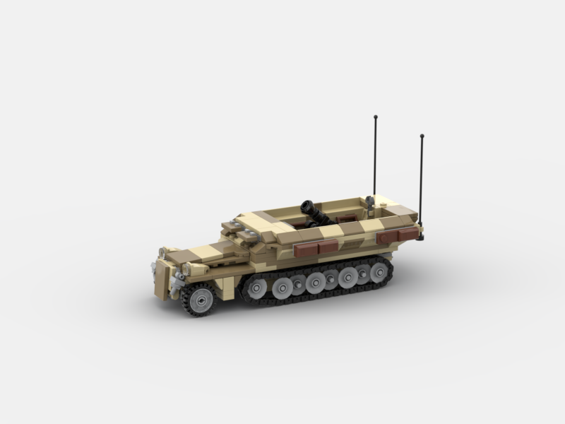 Brick_boss German SDKFZ-251 MORTAR 2
