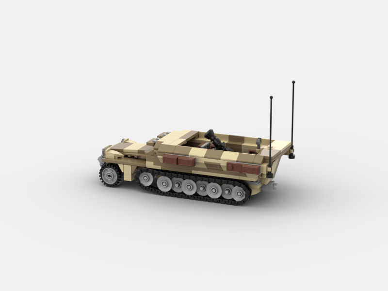 Brick_boss German SDKFZ-251 MORTAR 2