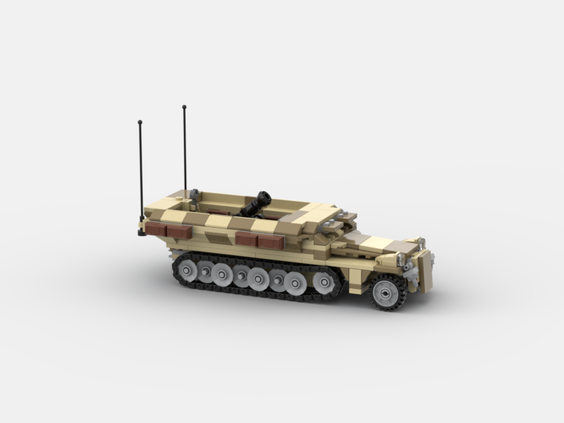 Brick_boss German SDKFZ-251 MORTAR 2