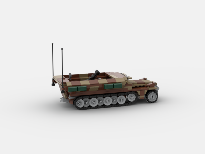 Brick_boss German SDKFZ-251 MORTAR 4