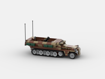 Brick_boss German SDKFZ-251 MORTAR 4
