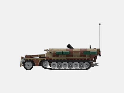 Brick_boss German SDKFZ-251 MORTAR 4