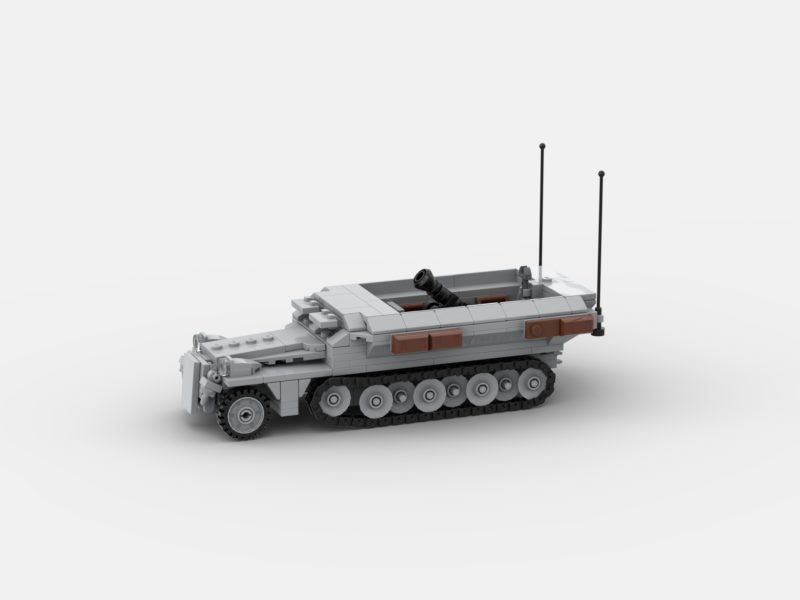 Brick_boss German SDKFZ-251 MORTAR