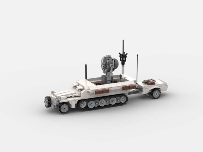 Brick_boss German SDKFZ-251 SPOTLIGHT 3