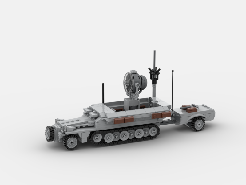 Brick_boss German SDKFZ-251 SPOTLIGHT