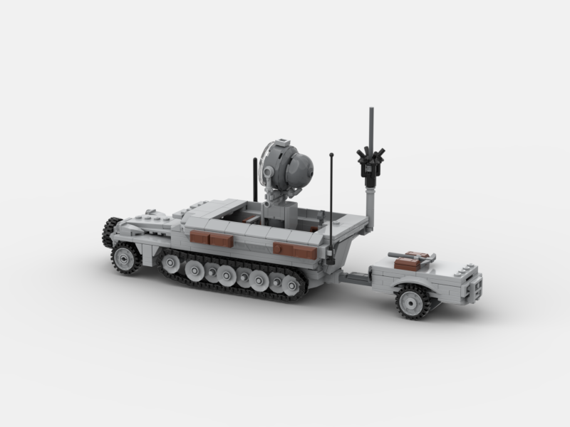 Brick_boss German SDKFZ-251 SPOTLIGHT