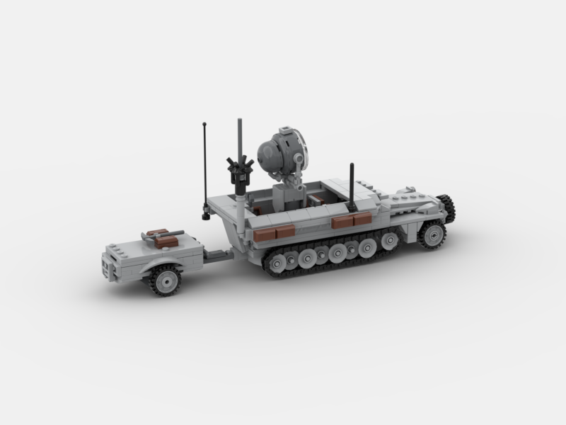 Brick_boss German SDKFZ-251 SPOTLIGHT