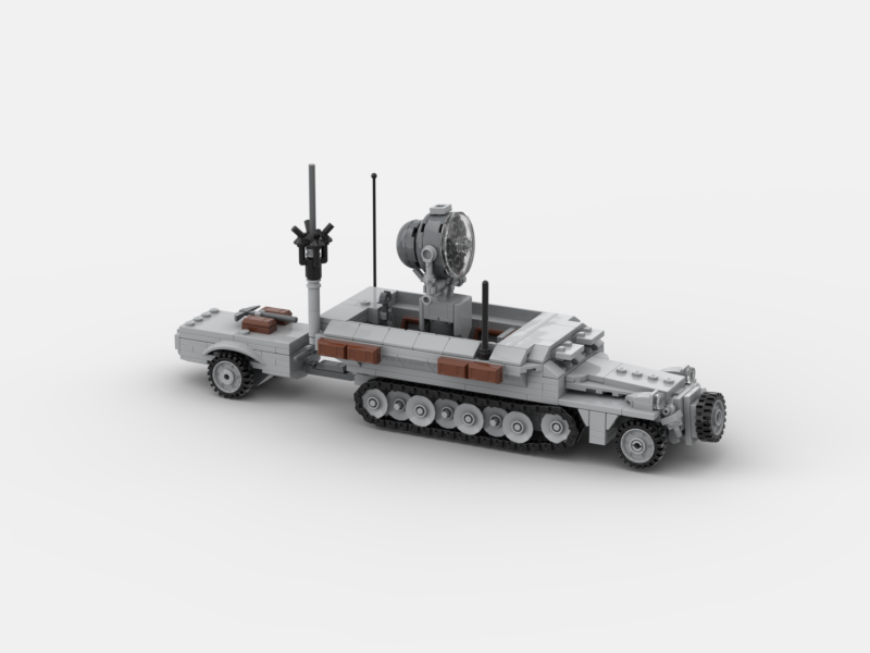 Brick_boss German SDKFZ-251 SPOTLIGHT