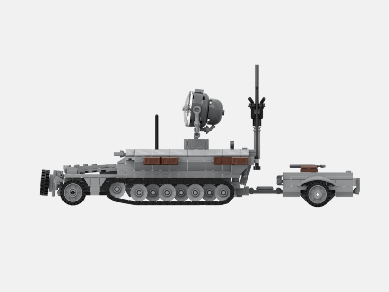 Brick_boss German SDKFZ-251 SPOTLIGHT
