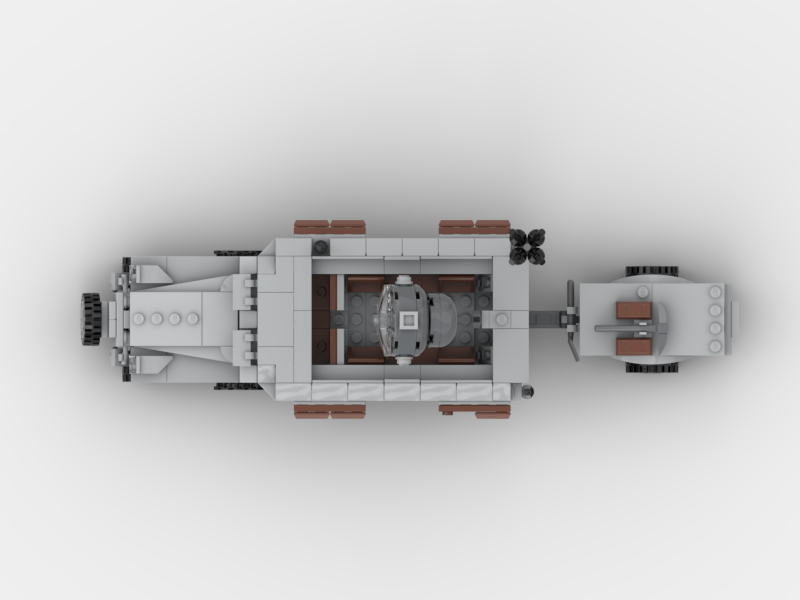 Brick_boss German SDKFZ-251 SPOTLIGHT