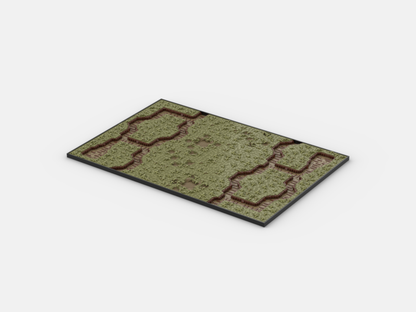 Brick_boss OLIVE GREEN TRENCH Battlefield ABA