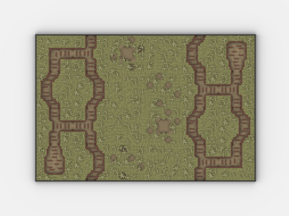 Brick_boss OLIVE GREEN TRENCH Battlefield ABA