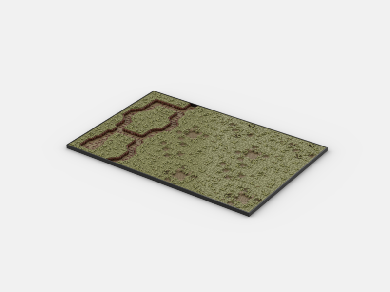 Brick_boss OLIVE GREEN TRENCH Battlefield BBA